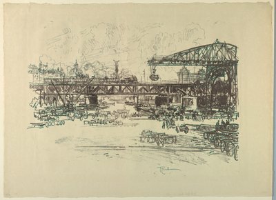 Gare ferroviaire, Berlin - Joseph Pennell