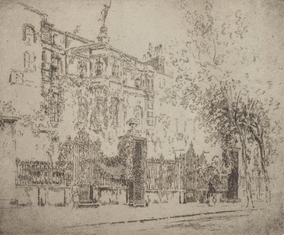 Maison de Rossetti, 1906 - Joseph Pennell