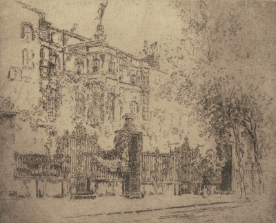 Maison de Rossetti, 1906 - Joseph Pennell