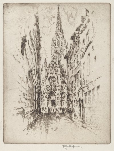 Saint-Maclou, Rouen - Joseph Pennell