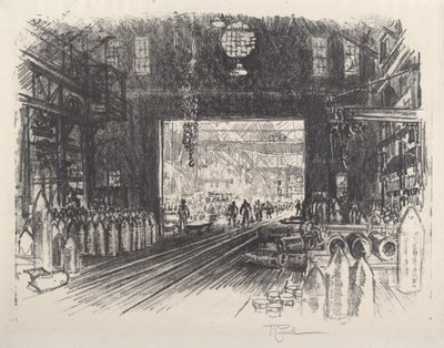 Usine de coquillages, n°II - Joseph Pennell