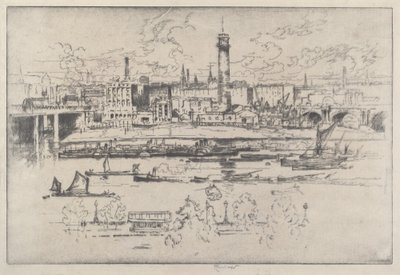 Tour de tir entre les ponts - Joseph Pennell
