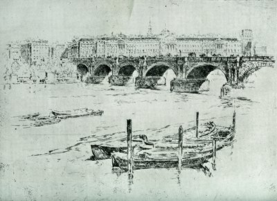 Somerset House, 1928 - Joseph Pennell
