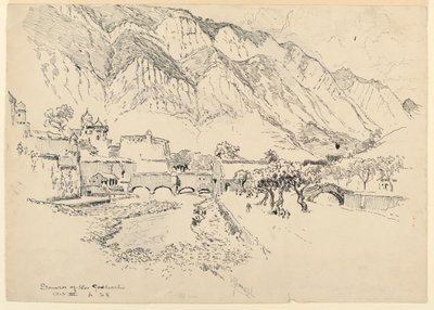 Source du Gordicchio - Joseph Pennell