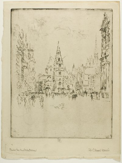 St. Clements Danes - Joseph Pennell