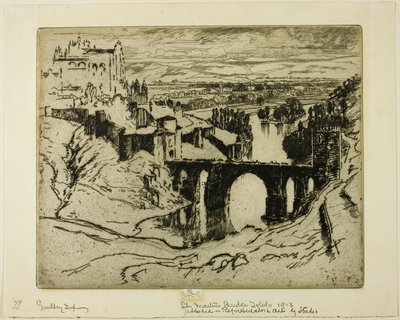 Pont Saint-Martin, Tolède - Joseph Pennell