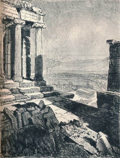 Temple de Thésée depuis l