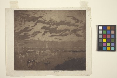 La baie, New York - Joseph Pennell
