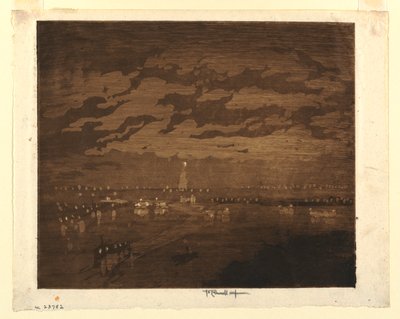 La baie, New York - Joseph Pennell