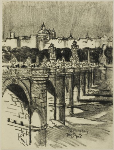 Le Pont de Tolède, Madrid - Joseph Pennell