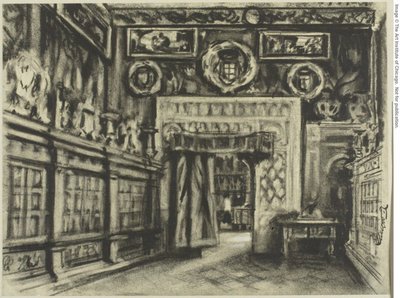 La salle capitulaire, cathédrale de Tolède - Joseph Pennell