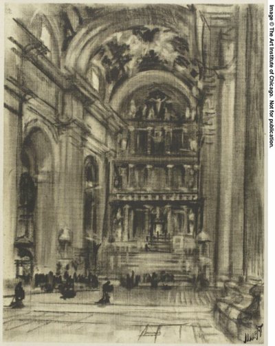 Les cloîtres gothiques joyeux, Tolède - Joseph Pennell