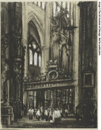 Le Chœur, Tolède - Joseph Pennell
