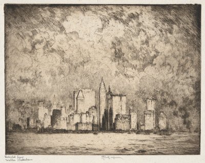 La ville en 1915 - Joseph Pennell