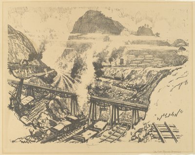 La coupe à Paraiso - Joseph Pennell