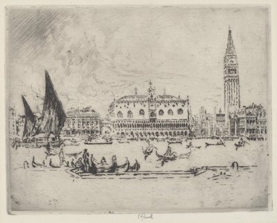 Le Palais des Doges - Joseph Pennell