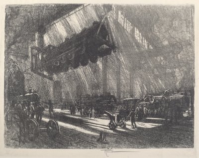 La locomotive volante - Joseph Pennell