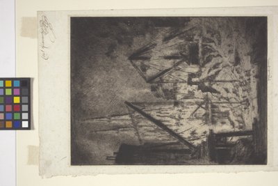 Les fondations de la cathédrale - Joseph Pennell