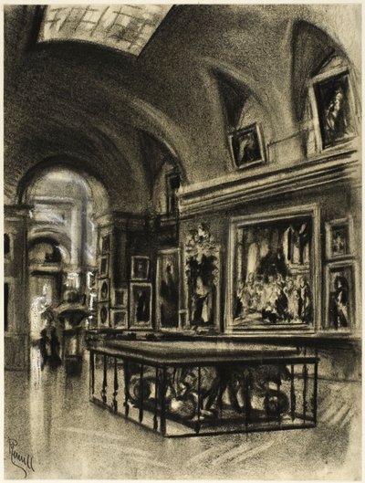 La Grande Galerie du Prado - Joseph Pennell