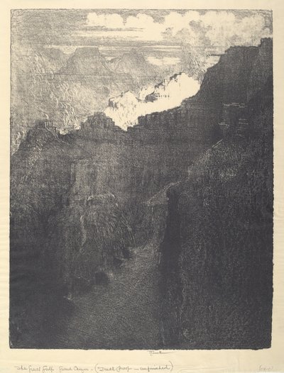 Le Grand Gouffre - Joseph Pennell
