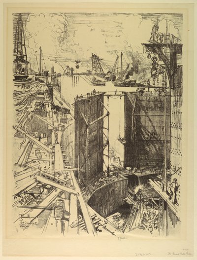 La porte de garde, Gatun - Joseph Pennell