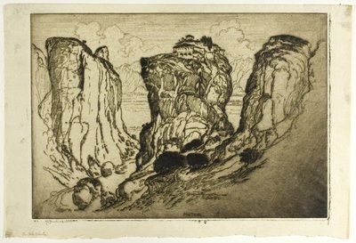 La Sainte Trinité des châteaux dans les airs - Joseph Pennell