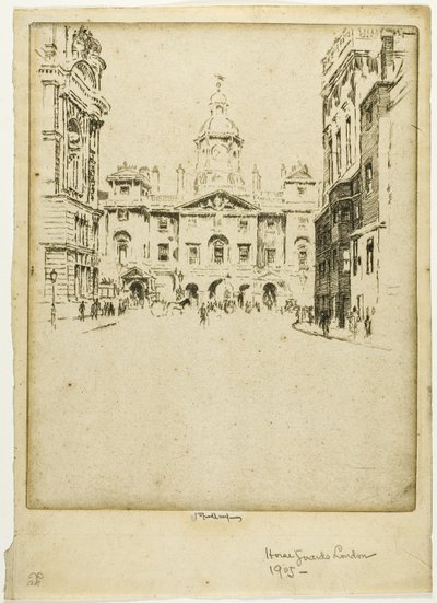 Les Horse Guards - Joseph Pennell