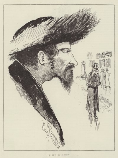 Le Juif chez lui, par Joseph Pennell - Joseph Pennell