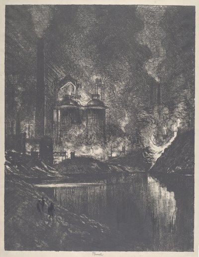 Le lac de feu, Charleroi - Joseph Pennell