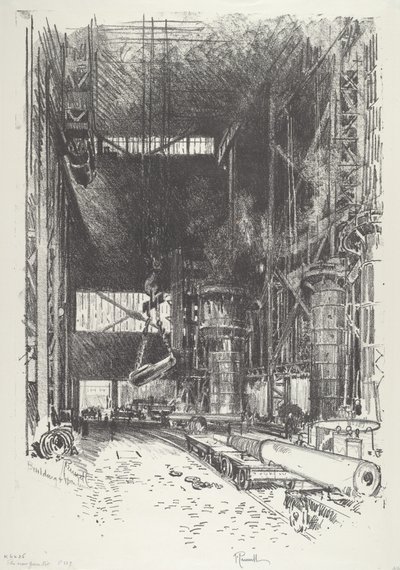 La nouvelle fosse à canon - Joseph Pennell
