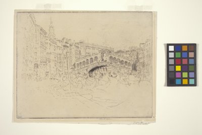 Le Rialto, Venise - Joseph Pennell