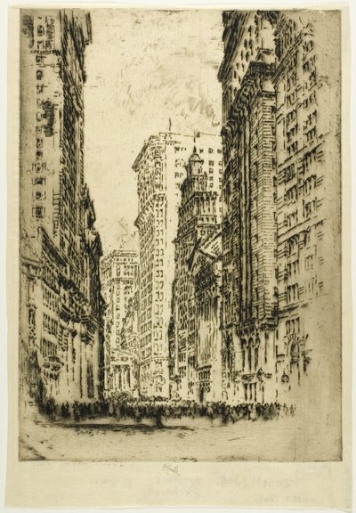 La Bourse - Joseph Pennell