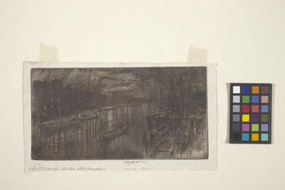 La Tamise sous le pont - Joseph Pennell