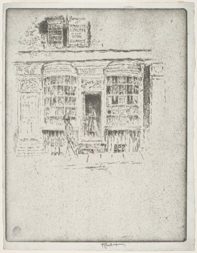 Le Magasin de Tabac - Joseph Pennell