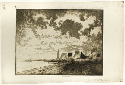 Les rails, Chicago - Joseph Pennell