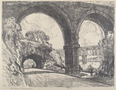 Le tunnel dans le parc - Joseph Pennell