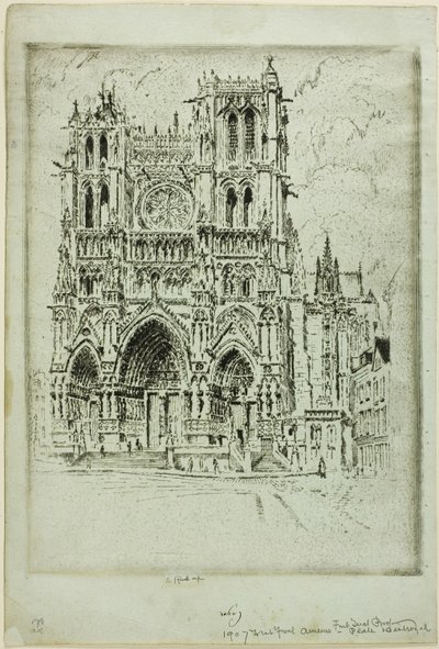 Le front ouest, Amiens - Joseph Pennell
