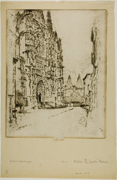 Tours du palais épiscopal, Beauvais - Joseph Pennell