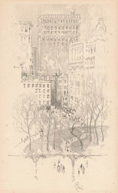 Union Square - Joseph Pennell