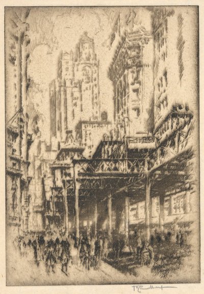 Sans titre (Le El) - Joseph Pennell