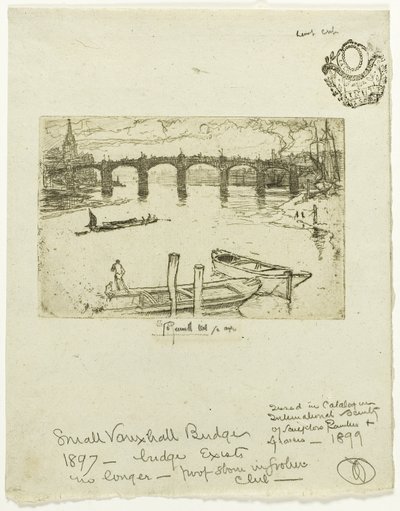 Pont de Vauxhall - Joseph Pennell