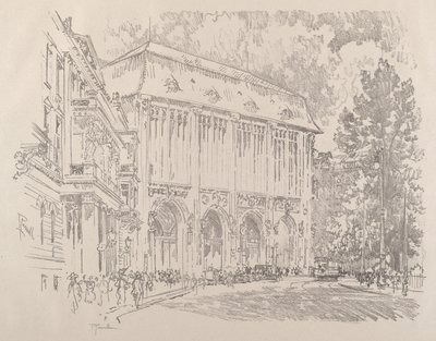 Wertheim, Leipziger-Platz, Berlin, 1921 - Joseph Pennell