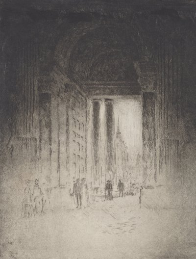 Porte Ouest, Saint-Paul, 1903 - Joseph Pennell