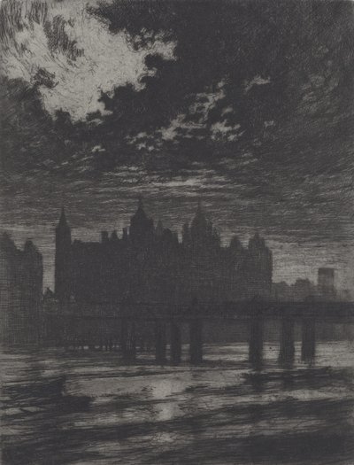 Whitehall Court, 1903 - Joseph Pennell
