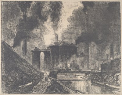 Châteaux de travail, Wolverhampton - Joseph Pennell