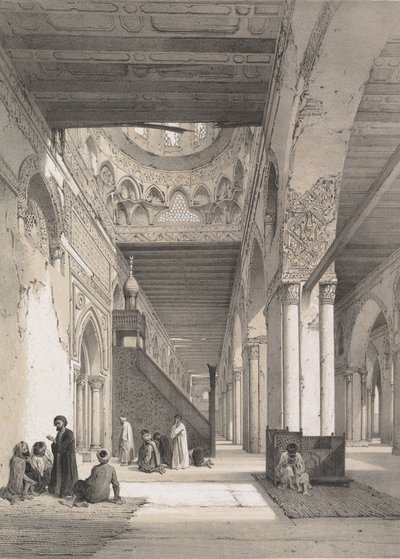 Intérieur, Mosquée d’Ibn Touloun, 1843 - Joseph Philibert Girault De Prangey