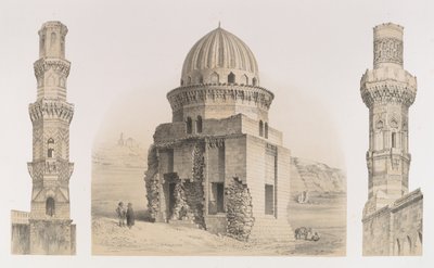 87. Tombeaux et minarets, au Caire, 1843 - Joseph Philibert Girault De Prangey