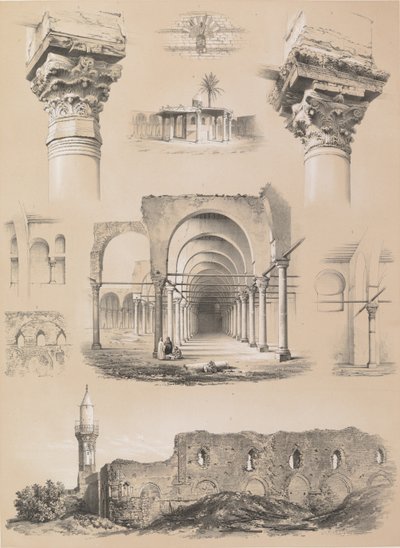 Détails, mosquée d’Amrou, au Caire, 1843 - Joseph Philibert Girault De Prangey