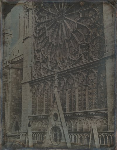 Rosace, cathédrale Notre-Dame, Paris, 1841 - Joseph Philibert Girault De Prangey