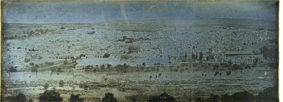 Jérusalem: vue panoramique prise du Mont des Oliviers - Joseph Philibert Girault De Prangey